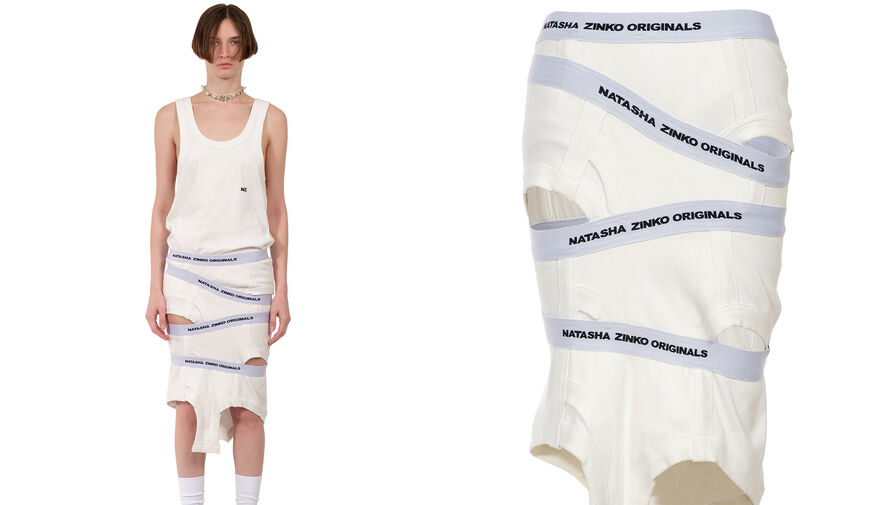 Дизайнер Зинько выпустила юбку из трусов за 61 тысячу рублей