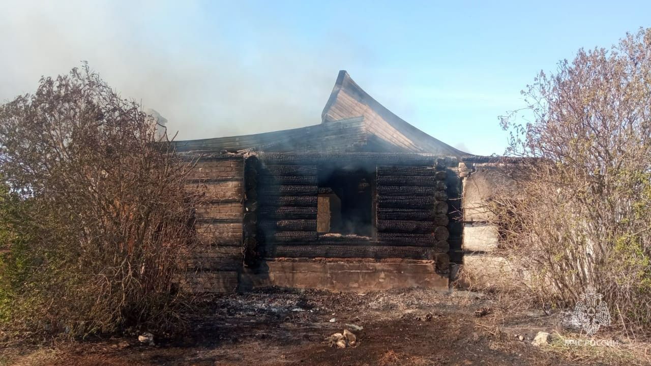 В Зеленодольском районе в результате пожара погиб мужчина