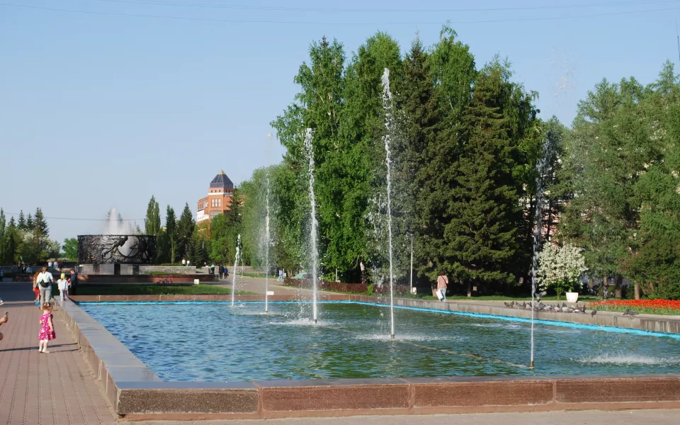 Первые городские фонтаны запустят в Барнауле в День Победы